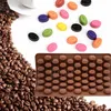 Silicone Coffee Beans Moulds Mini Chocolate Beans Mold Jelly Candy Mould Cake Ice Cream DIY Molds Kitchen Baking Tool Moldes De Granos De Cafe De Silicona