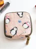 Cosmetic Bags & Cases Cute Sanitary Napkin Bag Storage Simple Japanese Zipper Mini Aunt Towel BagCosmetic