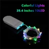 Cordes LED Moderne Guirlande Lumineuse Guirlande Guirlande Lumineuse Fil DIY 1/1.5/2M Alimenté par Batterie Inclus Accueil Anniversaire Noël DecorLED