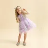 Girl's Dresses Lace Embroidery Dress For Baby Girls 1st Birthday Party Elegant Princess Toddler Baptism Gown Ceremony ClothingGirl's