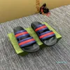 2022 Цветные роскошные дизайнеры скользят на высоких каблуках Slipper Women Fashion Shoes Sandal