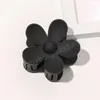 フラワー型ヘアクリップクランプレディミドルサイズプラスチックヘアクローメスの花のスリンチーズポニーテールピュアカラーヘアピン長さ72593762