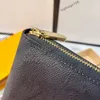 2022 Подлинные кожаные сумки Zippy Wallet Luxury Designer Bags для женщин и мужской классический большой логотип Long, но застегнутая кошелька для кошелька.