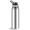 Stock Isolé Sport Bouteille Thermos Grande Capacité Bouteille D'eau En Acier Inoxydable Tasse De Voyage Double Paroi Fiole À Vide Tasse Thermique