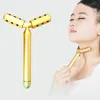 Kakusan 6d Germanium Massager Facial Skin Drawing Dual Roller Vibration Massage V Line Face Lifting Beauty Device