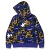Herr Camouflage Huvjacka Camo cardigan Sweater Hip Hop hoodies Sweatshirt Streetwear Jackor S-3XL JK2221