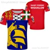 Saint Pierre och Miquelon T-shirt DIY gratis skräddarsydd namnnummer SPM T-shirt nation Flagga French PM Country Print PO kläder 220702