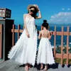 Tank Tassel Vestidos para madre e hija Trajes a juego de la familia Mira mamá y yo Ropa Mamá Mamá Bebé Mujeres Niñas Vestido Ropa 220531