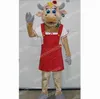 Halloween weibliche Kühe Maskottchen Kostüme Hochwertige Cartoon Charakter Outfit Anzug Weihnachten Outdoor Party Outfit Erwachsene Größe Werbekleidung