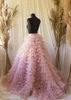 Custom Made Gorgeous Dusty Pink Ruffles Bridal Tulle Skirts Aline Tiered Puffy Tutu Skirt Zipper Party Tutu 220611