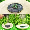 Gartendekorationen Solar Brunnen Pumpe angetriebene Brunnen Vogelbäder und mit rotierenden Düsen Teich Rasen Dekorgarten