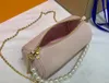 Luxurys 2021 Chain Handväskor Väskor äkta kvinnor kvinnor mini purses trumcylinder designers tote pärla klassisk stil läder vintage cros asoi