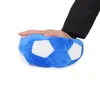 S/L Football Dog Toy Puppy Som Chew Bite Big Ball Plush Pet Squeak Para pequenos cães grandes treinando 220510