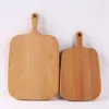 Kitchen Wood Chopping Block Cake Sushi Plate Serving Trays Eco-friendly Bread Fruit Plate Vegetables Fruits Cutting Board BH6434 WLY
