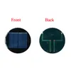 200pcs 2V 125 mA 0,25W Epoxidharz Runde Mini -Solarpanel mit Durchmesser 67 mm für DIY -Ladung 1,2 V Akku