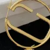 Kobiety Designer Hoop Diamonds Fashion Gold Hoops kolczyki damskie luksusowe duże kolczyki biżuterii unisex kolczyki 2207161D