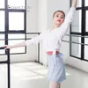 Sahne Giyim Gelecek Örgü Kazak Top Akrilik Sıcak Yünlü Dans Giyeri Yetişkin Kız Kadın Bale Yoga Salsa Salsa Stil Pembe Beyaz 8 Boyut