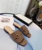Femmes pantoufles d'été sandales chaussures de banc élégant confortable en cuir authentique plat plat doux semelle résistante simplicité sandales polyvalentes non glissantes G70134
