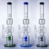 Big Bong 21 pollici nuovissimo tamburo barile Perc narghilè fessura percolatori a razzo riciclatore bong in vetro 14mm giunto femmina con ciotola olio Dab Rigs tubi dell'acqua in vetro spesso