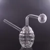 Hurtownia grube mocne kreatywne mini granat szklany rura palnika oleju