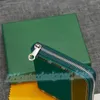 Luksusowe słynne oryginalne skórzane torebki Posiadacz Karta Projektowca Portfel Portfel Paszport Paszport Monety damskie prezent mini portfele K276E