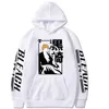 Bleach Anime Hoodie Kurosaki Ichigo Sweats Imprimés Hommes et Femmes Casual Sport Pull Tops 220402