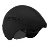Casco de ciclismo profesional para triatlón, gafas de ciclismo de carretera TT para hombres y mujeres, casco L231017