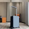 Rolling Trolley Travel Luggages Men koffers van hoge kwaliteit leer van leerontwerper spinner wielen draagt ​​aan plakjeszakken