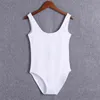 Sexig bodysuit kvinnor baddräkt stretch ärmlös rompers s jumpsuit backless vit jumpsuit overaller för 210521