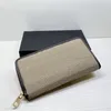 Portefeuilles de créateurs pour hommes femmes mode clip sac portefeuille classique fermeture éclair en cuir porte-carte passeport sacs cosmétiques de haute qualité