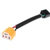 Otro sistema de iluminación 2 uds H4 9003 cable de enchufe de arnés de cables de cerámica extensión de conector de faros E7CAOther