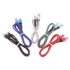 Cables Micro USB trenzados tipo C de 1m Cable de datos de carga rápida para Samsung S7 S8 S9 Xiaomi HTC Huawei Cable de teléfono