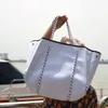 Akşam çantaları gündelik neopren büyük kapasiteli tote çanta düz renkli kadın omuz su geçirmez çanta yaz plajı seyahat büyük202222