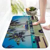 Carpets Beach Bus Bath Mat Rectangle Anti-slip Home Soft Badmat Front Door Indoor Outdoor Doormat Area RugCarpets