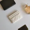 CC Card Holders Nyaste kvinnokorthållare myntväska Kort plånbok Key Pouch Bag Multicolor Fahion Thin Leather Handbag Clutch Purse Luxury Designers Plain Plain