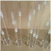 5pcs Wedding Decoration Centerpiece Candelabra Clear Candle Holder Acrylic Candlesticks for Weddings Event Party B0529A12