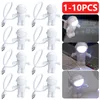 Luzes noturnas 1-10pcs USB LED LED ASTRONAUT Nightlight Reading Tabel mesa de mesa Lâmpada de decoração para o quarto de casa Laptop Laptop Nightnight