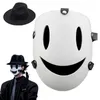 Anime Cosplay Tenkuu Shinpan Highrise Invasion Cosplay Mask Hat PVC White Mask
