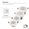 Spot LED 1 W 3 W 4 W 5 W 7 W Downlight résidentiel réglable chaud Nature pur blanc encastré lampe à LED lumière réglable AC110V220V