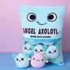 Axolotl Newt Doll A Bag Of Salamander Plushies Colorful Underwater Soft Small Animals Cute Babies Kids Gift