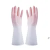 Dishwashing Gloves Waterproof Rubber Thin Section Clean Kitchen Durable Latex Washing Clothes Gloves JLE14186