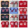 NCAA Ohio State Buckeyes College Football Jersey 27 Eddie George 33 Master Teague III 33 Pete Johnson 45 Archie Griffin 47 AJ Hawk Cosido de alta calidad