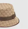 패션 디자이너 남자의 여성용 접이식 모자를위한 편지 양동이 모자 블랙 어부 해변 태양 바이저 넓은 모자 접는 숙녀 중산 모자