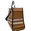 High quality Luxurys Designers Large Capacity Shopping Bag Women Tote Bags Canvas Handbag Fashion Letter Plaid Leather Crossbo2392