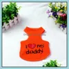 Dog Apparel Supplies Pet Home Garden Love Mommy Vest Puppy Summer Loves Apparels Teddy Dogs Like My Dad Mom Clothing Wy1265 Drop Delivery