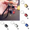 Fashion Keychains Six-Speed Manual Shift Gear Keychain Auto Car'S Parts Toy Short Shifter Knob Metal Gift Race Car Stalls Head