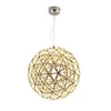 Lampes suspendues Moderne Led Restaurant Boule En Acier Inoxydable Lustre Éclairage Feu D'artifice Luminaire Pour Centre Commercial Maison SalonPendant