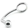 40/45/50mm Penis Ringe Mit Anal Plug Metall Cock Ring Bdsm Hodensack Anus Bahre sexy Spielzeug für Männer Masturbatoren