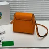 Bolsos de diseñador Diseñadores de lujo vintage bolso de mujer pequeño bolso de hombro gordo bolsos mensajero bandolera con solapa negro blanco naranja