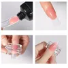 Valse nagels acryl nagelclip transparante gel quick building tips clips vingernagel extensie UV klemmen manicure art builder tools set prud22